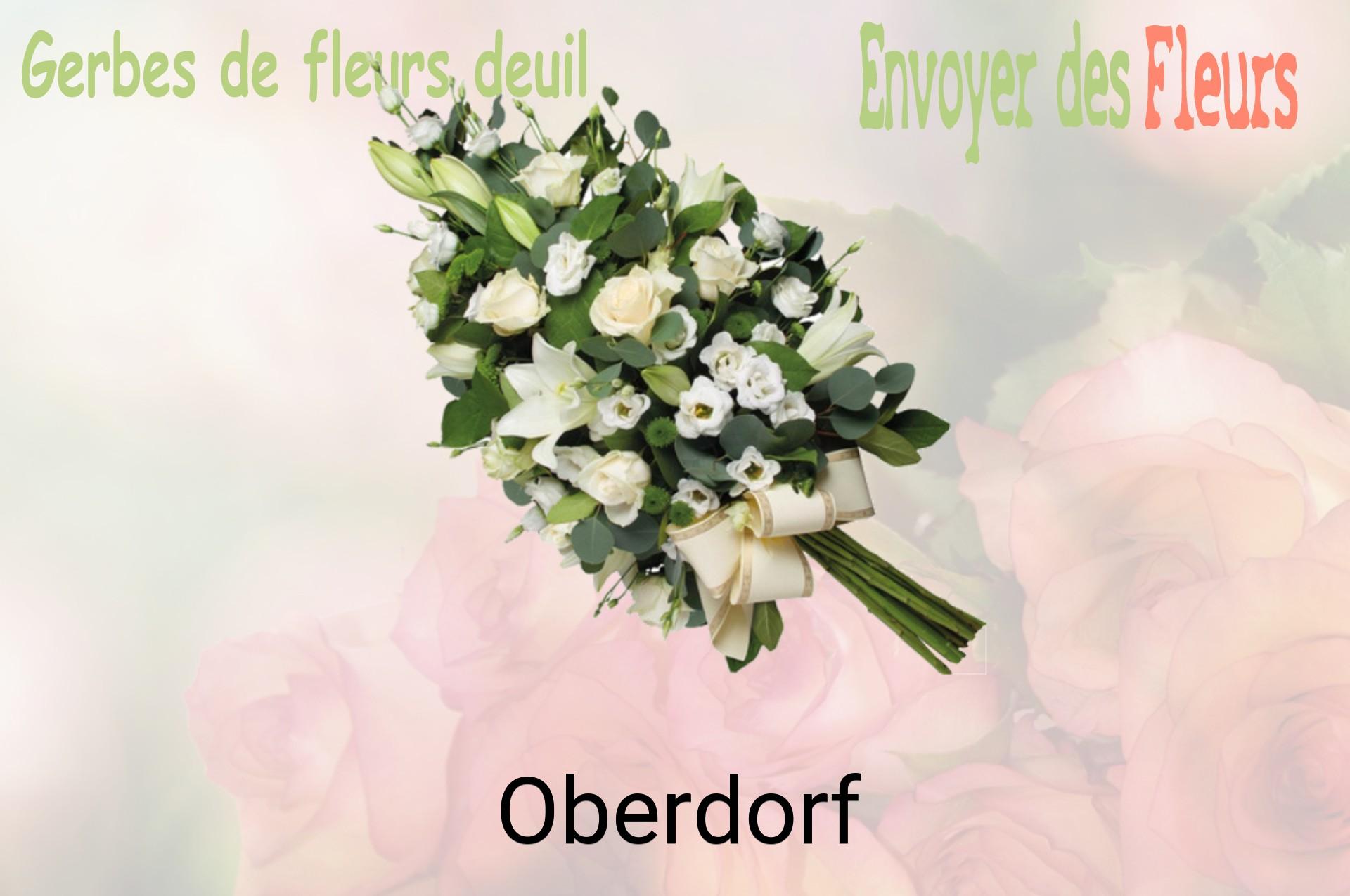 Gerbe de fleurs de deuil livrée à Oberdorf